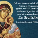 Felicitare Sf. Maria PSD CÂMPULUNG